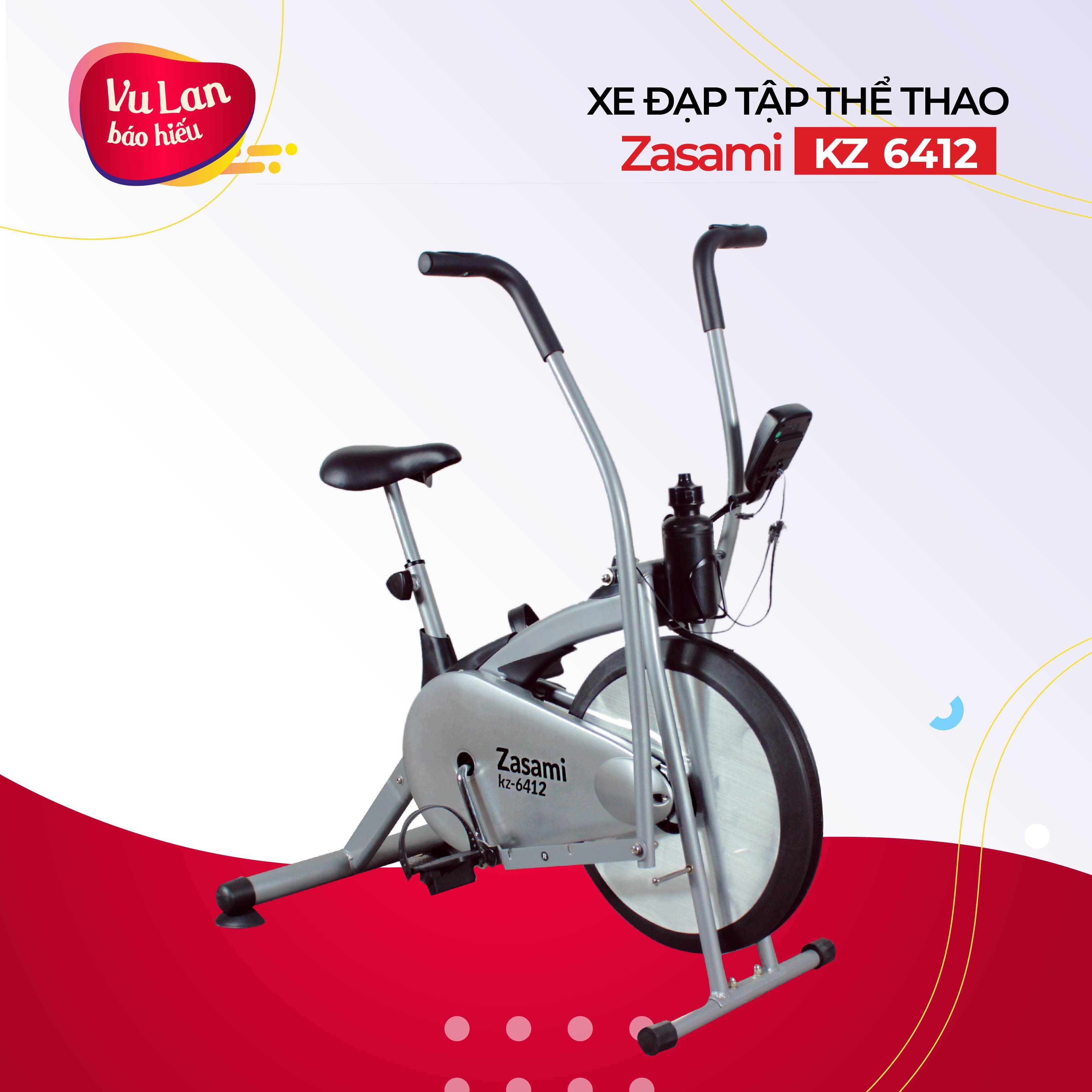 Xe đạp tập thể dục liên hoàn Đại Việt KZ-6412