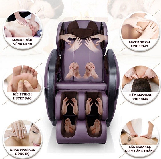 Ghế massage toàn thân dành cho người bị tai biến